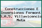 Construcciones E Inversiones Fermont S.A.S. Villavicencio Meta