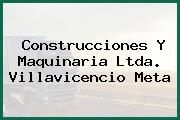Construcciones Y Maquinaria Ltda. Villavicencio Meta