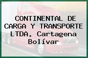 CONTINENTAL DE CARGA Y TRANSPORTE LTDA. Cartagena Bolívar