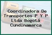 Coordinadora De Transportes P Y P Ltda Bogotá Cundinamarca