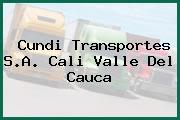 Cundi Transportes S.A. Cali Valle Del Cauca
