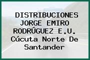 DISTRIBUCIONES JORGE EMIRO RODRÚGUEZ E.U. Cúcuta Norte De Santander