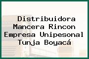 Distribuidora Mancera Rincon Empresa Unipesonal Tunja Boyacá