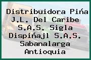 Distribuidora Piña J.L. Del Caribe S.A.S. Sigla Dispiñajl S.A.S. Sabanalarga Antioquia