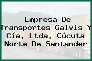 Empresa De Transportes Galvis Y Cía. Ltda. Cúcuta Norte De Santander