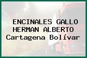 ENCINALES GALLO HERMAN ALBERTO Cartagena Bolívar