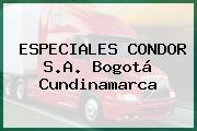 ESPECIALES CONDOR S.A. Bogotá Cundinamarca