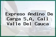 Expreso Andino De Carga S.A. Cali Valle Del Cauca