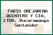 FABIO OREJARENA QUINTERO Y CIA. LTDA. Bucaramanga Santander