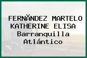 FERNÃNDEZ MARTELO KATHERINE ELISA Barranquilla Atlántico