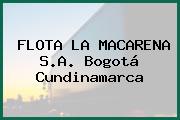 FLOTA LA MACARENA S.A. Bogotá Cundinamarca