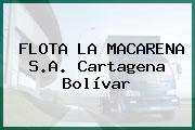 FLOTA LA MACARENA S.A. Cartagena Bolívar