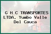 G H C TRANSPORTES LTDA. Yumbo Valle Del Cauca