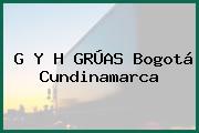 G Y H GRÚAS Bogotá Cundinamarca