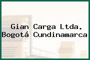 Gian Carga Ltda. Bogotá Cundinamarca