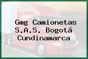 Gmg Camionetas S.A.S. Bogotá Cundinamarca
