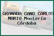 GRANADA CANO CARLOS MARIO Montería Córdoba