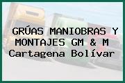 GRÚAS MANIOBRAS Y MONTAJES GM & M Cartagena Bolívar