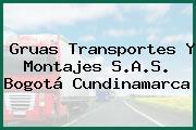 Gruas Transportes Y Montajes S.A.S. Bogotá Cundinamarca