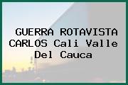 GUERRA ROTAVISTA CARLOS Cali Valle Del Cauca