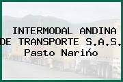 INTERMODAL ANDINA DE TRANSPORTE S.A.S. Pasto Nariño