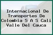 Internacional De Transportes De Colombia S A S Cali Valle Del Cauca
