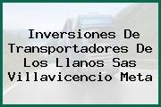 Inversiones De Transportadores De Los Llanos Sas Villavicencio Meta