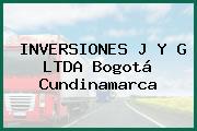 INVERSIONES J Y G LTDA Bogotá Cundinamarca