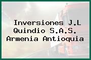Inversiones J.L Quindio S.A.S. Armenia Antioquia