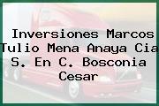 Inversiones Marcos Tulio Mena Anaya Cia S. En C. Bosconia Cesar