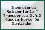Inversiones Reingeniería Y Transportes S.A.S Cúcuta Norte De Santander