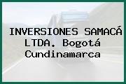 INVERSIONES SAMACÁ LTDA. Bogotá Cundinamarca