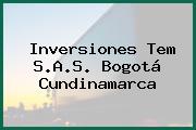 Inversiones Tem S.A.S. Bogotá Cundinamarca