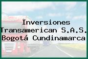 Inversiones Transamerican S.A.S. Bogotá Cundinamarca