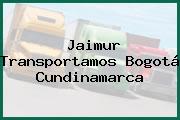 Jaimur Transportamos Bogotá Cundinamarca