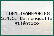 LDGA TRANSPORTES S.A.S. Barranquilla Atlántico