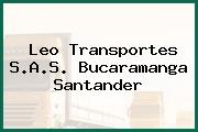 Leo Transportes S.A.S. Bucaramanga Santander