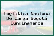 Logística Nacional De Carga Bogotá Cundinamarca