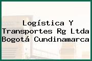 Logística Y Transportes Rg Ltda Bogotá Cundinamarca