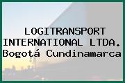 LOGITRANSPORT INTERNATIONAL LTDA. Bogotá Cundinamarca