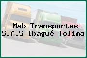 Mab Transportes S.A.S Ibagué Tolima