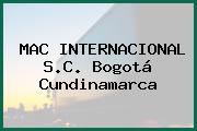 MAC INTERNACIONAL S.C. Bogotá Cundinamarca