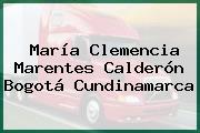 María Clemencia Marentes Calderón Bogotá Cundinamarca
