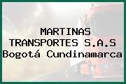 MARTINAS TRANSPORTES S.A.S Bogotá Cundinamarca