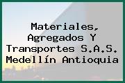 Materiales, Agregados Y Transportes S.A.S. Medellín Antioquia