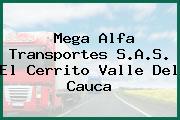 Mega Alfa Transportes S.A.S. El Cerrito Valle Del Cauca
