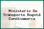 Ministerio De Transporte Bogotá Cundinamarca