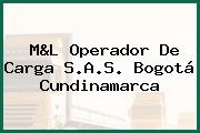 M&L Operador De Carga S.A.S. Bogotá Cundinamarca