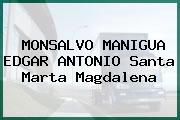 MONSALVO MANIGUA EDGAR ANTONIO Santa Marta Magdalena