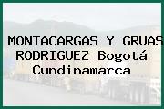 MONTACARGAS Y GRUAS RODRIGUEZ Bogotá Cundinamarca